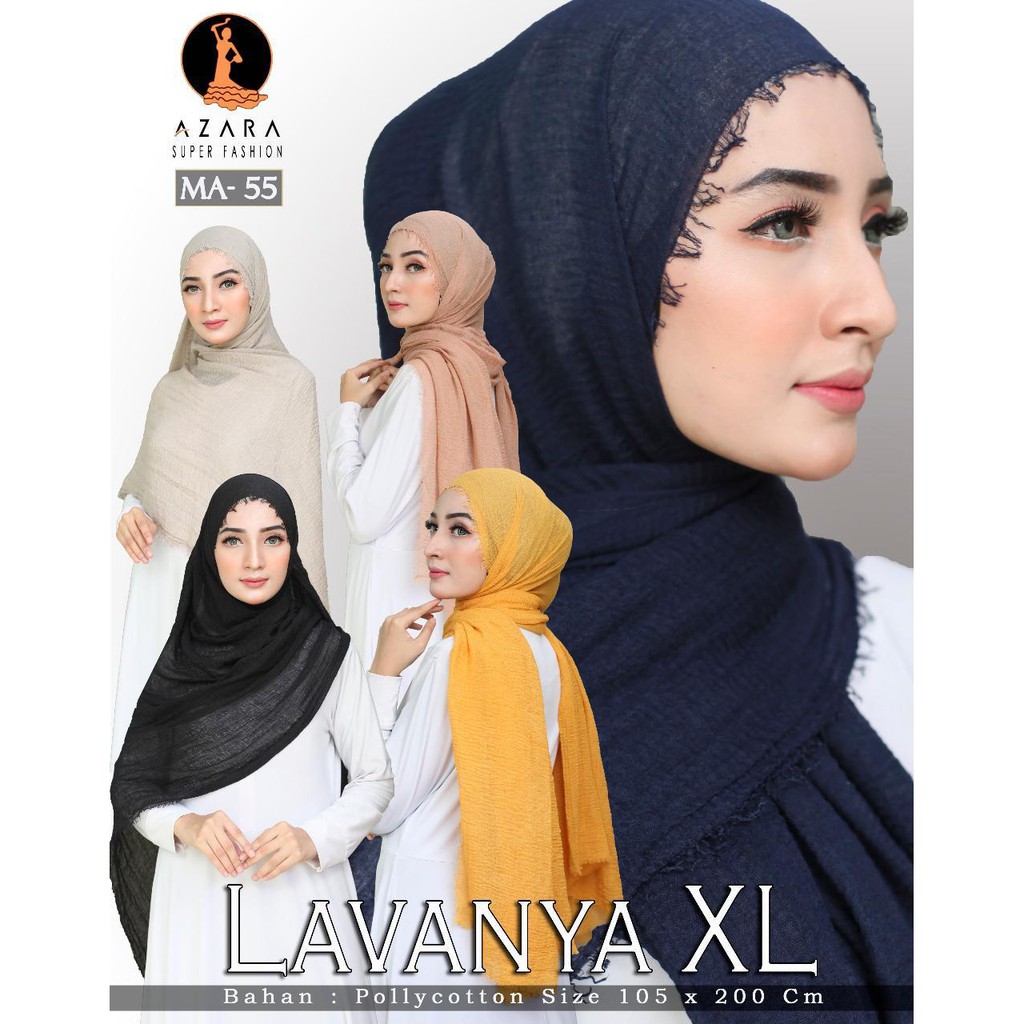 [105x200] PASHMINA CRINKLE LAVANYA XL / PASHMINA CRINKLE KUSUT RAWIS XL