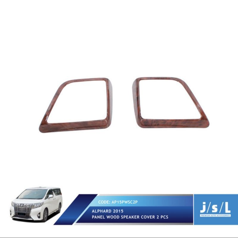 Cover speaker / speaker cover  all new Alphard Chrome &amp; Wood &amp; Carbon jsl