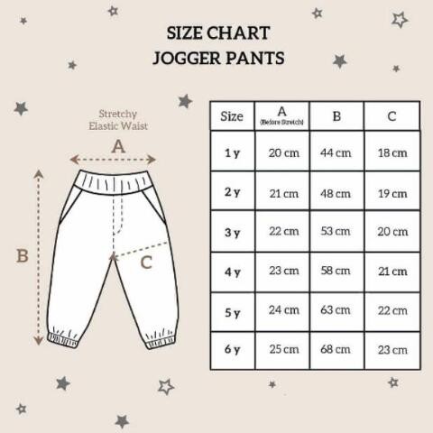 Little Palmerhaus Jogger Pants 1-6 Years Celana Jogger anak