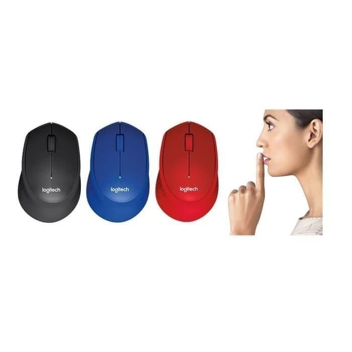 Mouse Wireless Logitech M331 - Silent Plus Mouse (No Clickling Sound)