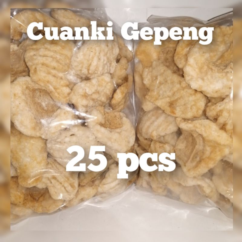 

Cuanki kotak gepeng 25 pcs toping seblak baso aci cuanki