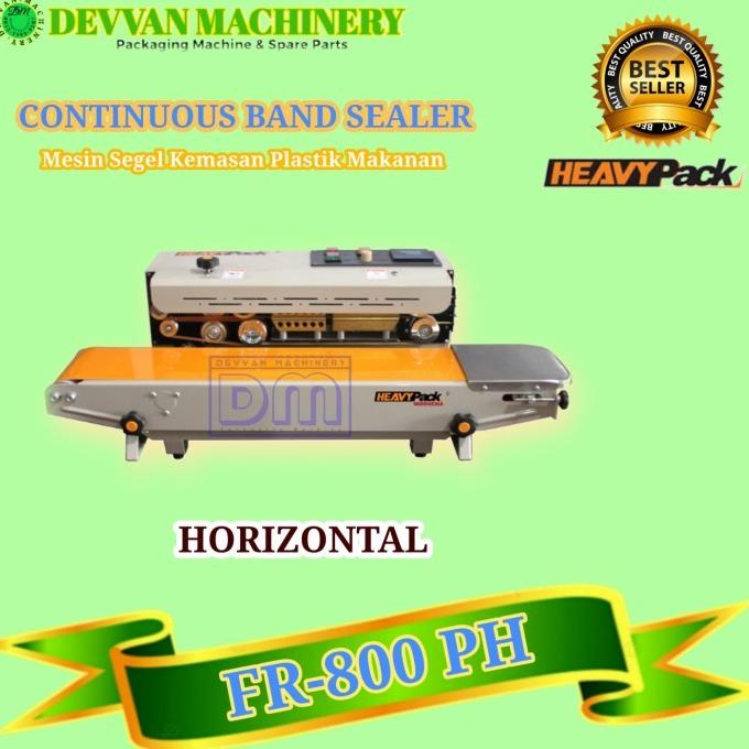 Fr-800 Ph Continuous Band Sealer Fr-800Ph Mesin Press Plastik