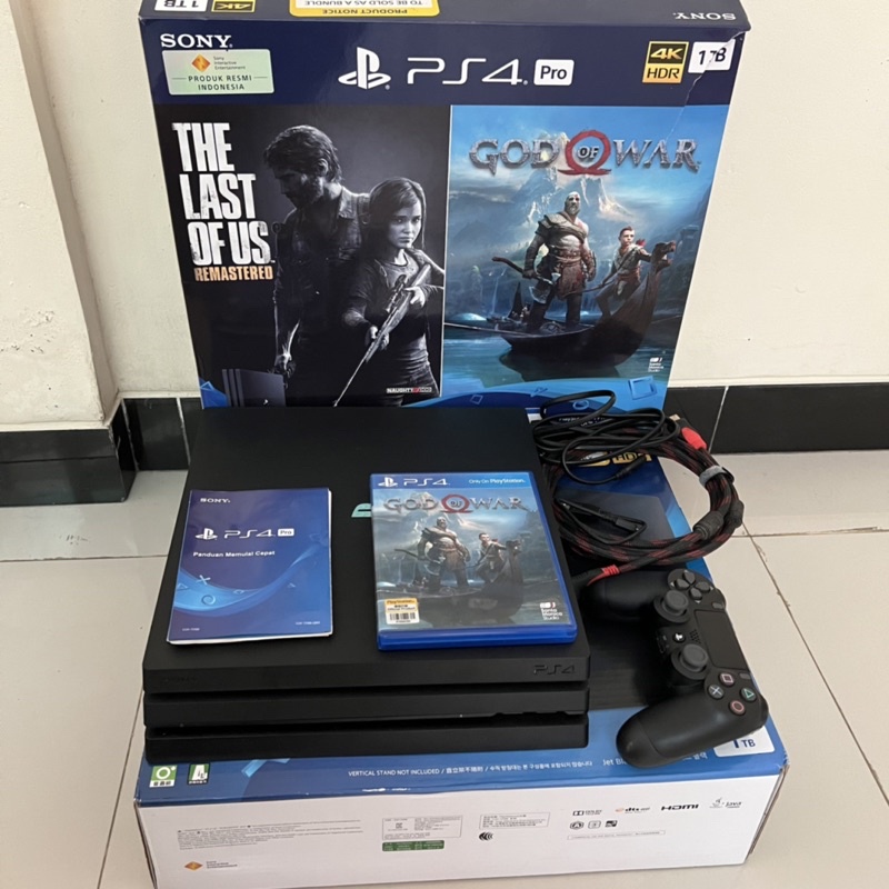 Ps4 Pro 1TB Seri Mesin terbaru CUH-7218B Produk resmi Indonesia Region 3 Asia 1 TB Playstation 4 Pro