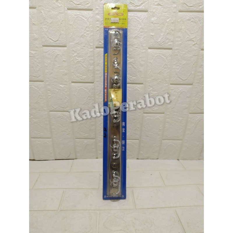 kapstok nan bao stainless NB HA05- kapstok stainless tebal premiun