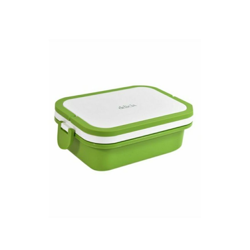 Tempat makan DELICIA - HIJAU Lunch box single tier green
