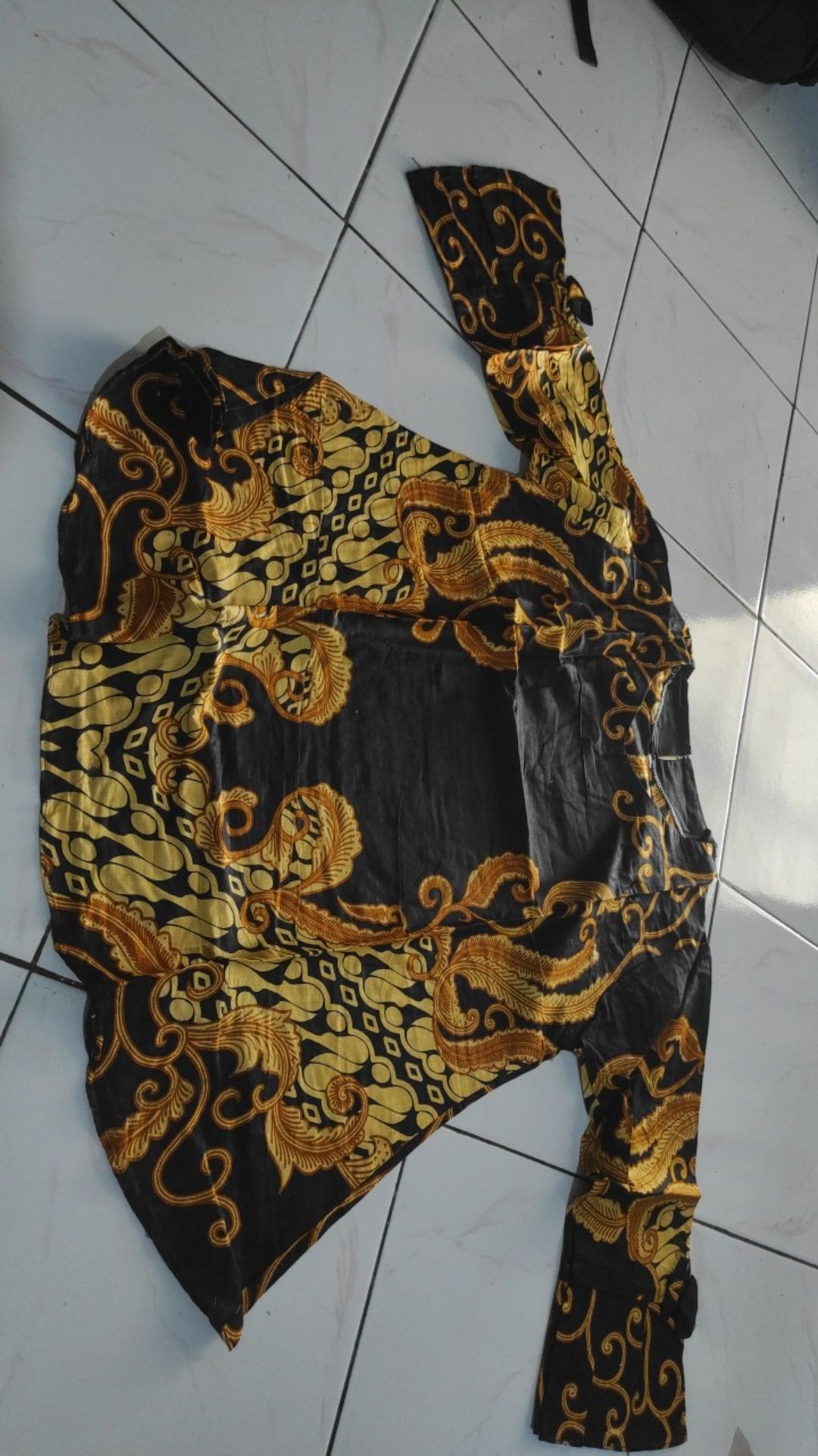 [cod] Tey-17 Batik Wanita Asj Sa Hrb026 Kenongo Kemeja Tosca Pendek