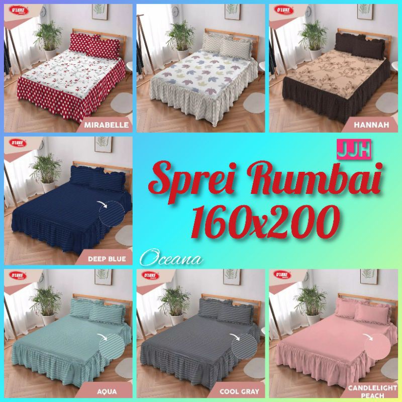 Sprei Rumbai Kintakun Deluxe Ukuran 160x200