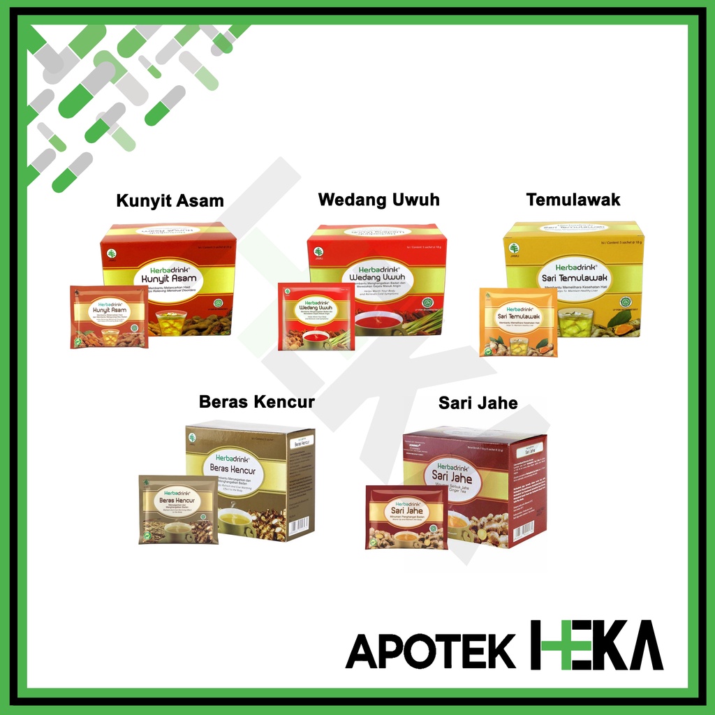 

Herbadrink Jamu Instan 1 Kotak isi 5 Sachet - Minuman Penghangat Badan (SEMARANG)