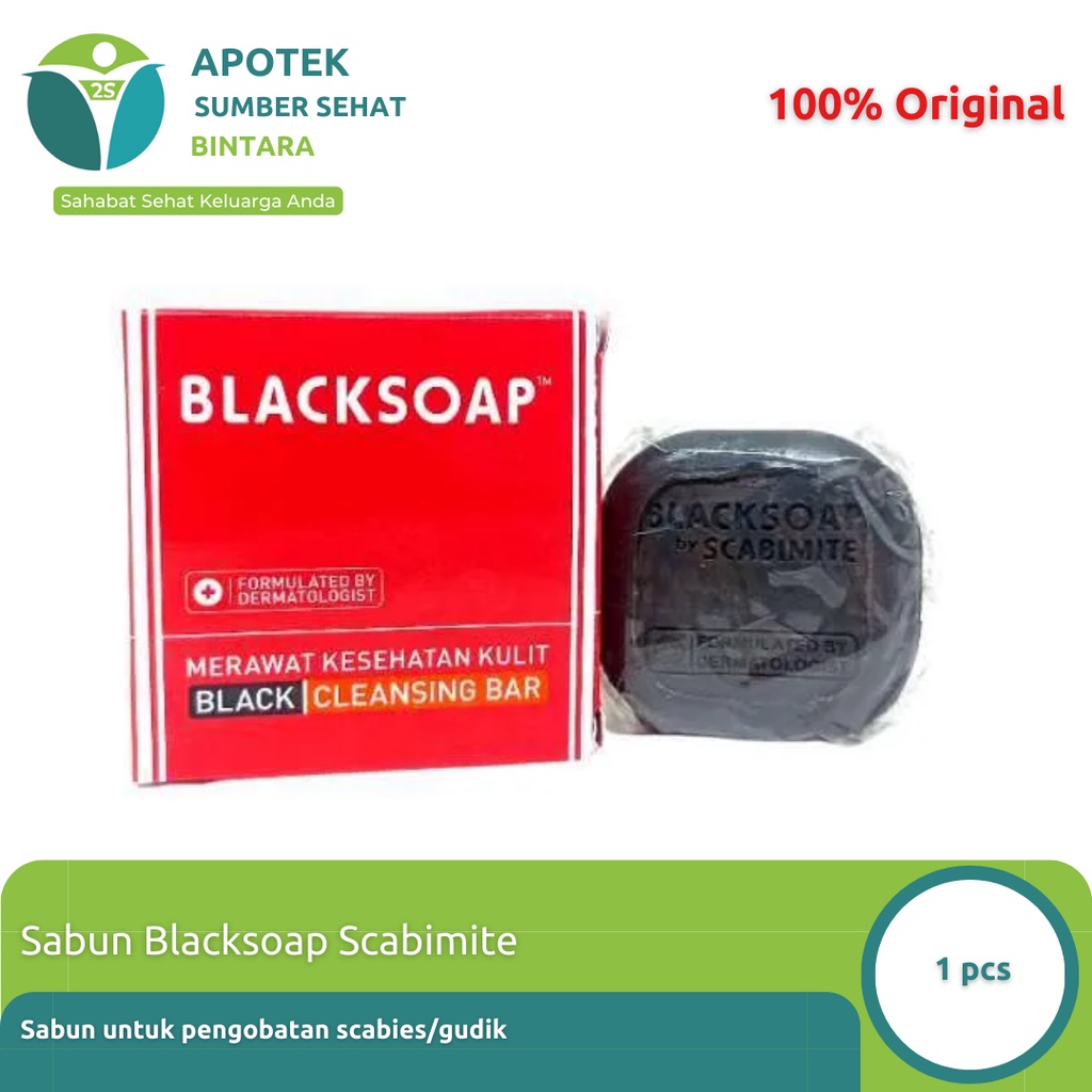 Blacksoap Sabun untuk Scabies-Gudik