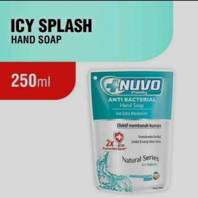  NUVO  Hand Soap Antibacterial Sabun  Cuci  Tangan  Extra 
