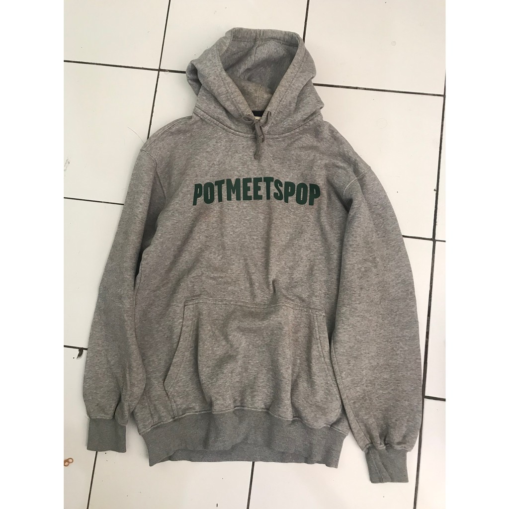 HOODIE GREY BY POP MEETS POP 1000% ORIGINAL