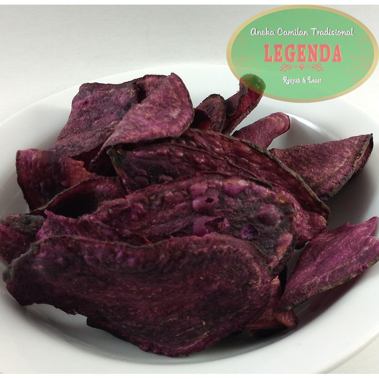 

Keripik Ubi Ungu 250gr sehat kripik purple ube chips
