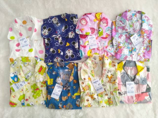 SETELAN ANAK TUNIK PILIH MOTIF 1 sampai 6 tahun ( BAJU + CELANA )