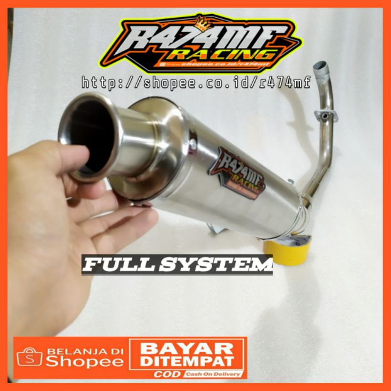 Knalpot Sonic R474MF / Knalpot Racing Honda Sonic 150 R / Knalpot Sonic 150R
