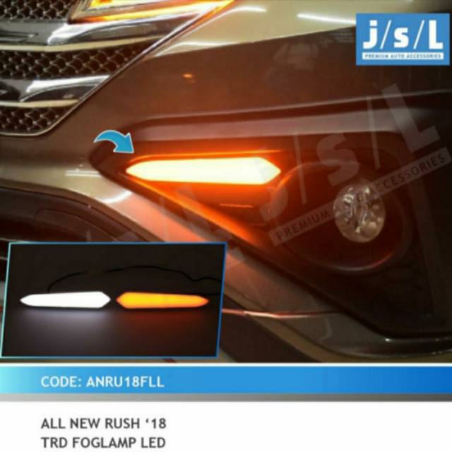 Foglamp TRD LED Drl all new Rush 2018 2020 2021 2022  jsl