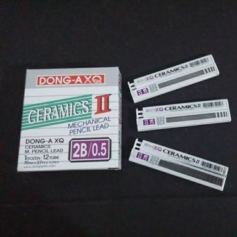 

❤ HBSM ❤ PROMO CUCI GUDANG!!! Isi pensil mekanik DONG-A CERAMICS 301 0.5mm 2B (1 tube)