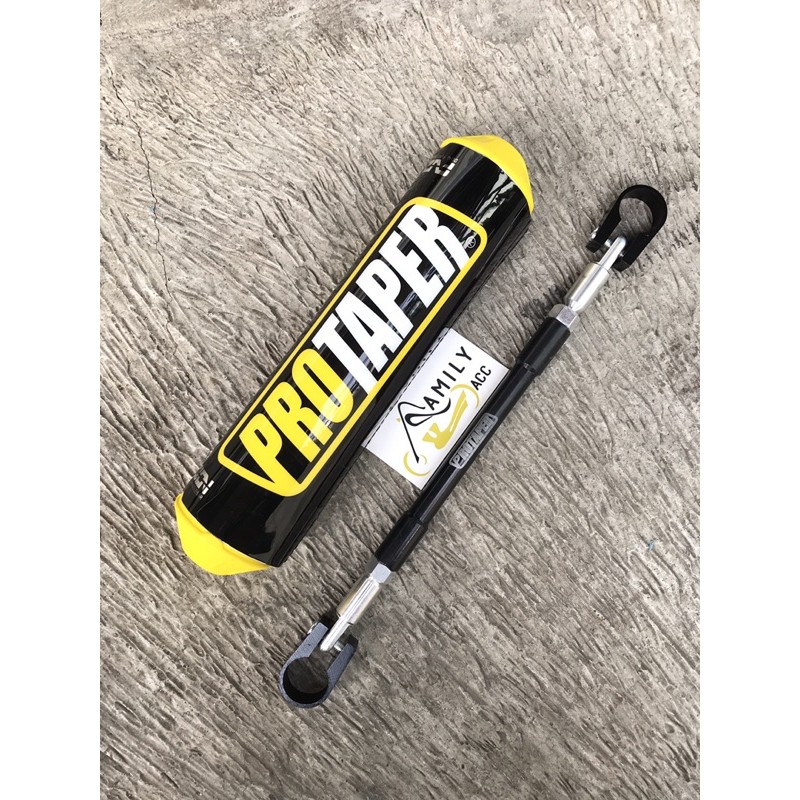 Busa Stang Fatbar Bulat Barped Twinwall Protaper Fuzion Set Stabilizer Stang Fatbar / Palang Stang