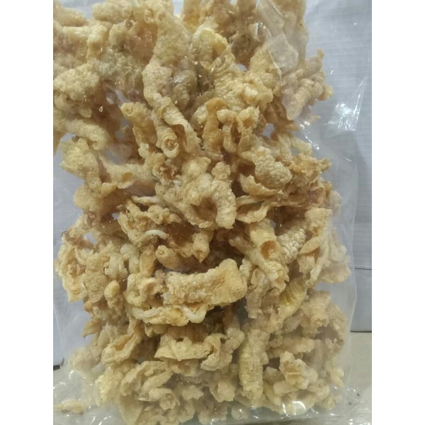 

KERIPIK CEKER/ KRIPIK CEKER/ KRUPUK CEKER AYAM/ RAMBAK CEKER