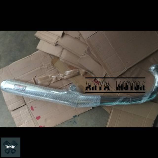 KNALPOT STANDAR YAMAHA RX KING BOBOKAN MERKERBEAM CSR