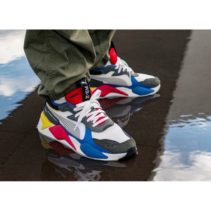 Sepatu Puma RS-X Toys White High Risk Red Premium Original 37 s/d 45