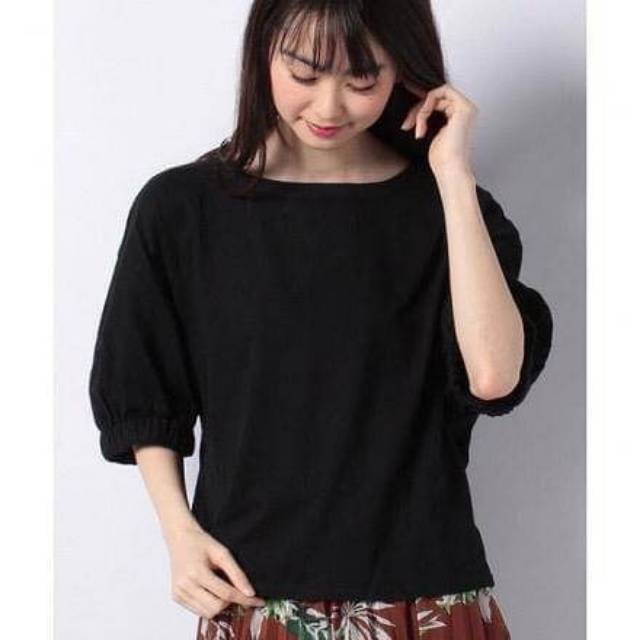 Earth music n ecology  puff volume shirt