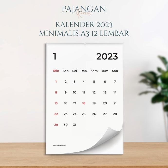 

Office & Stationery | Document Organizer | Kalender 2023 Aesthetic White Minimalis Dinding Besar | Best Seller