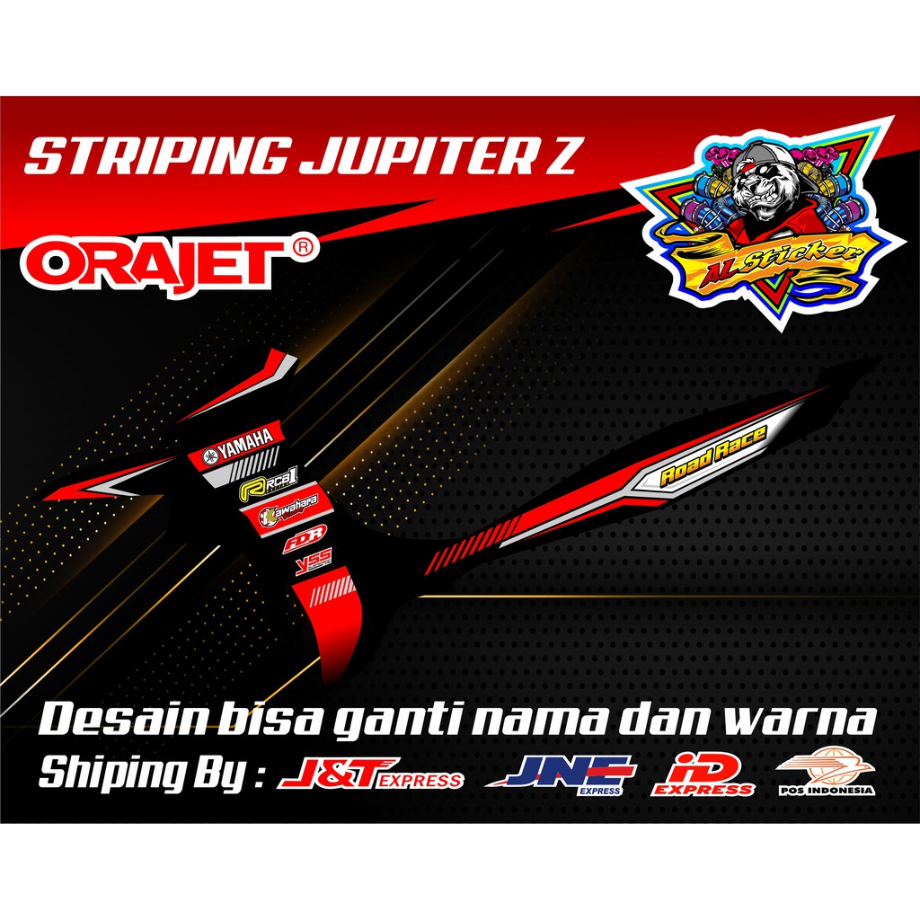 Striping Jupiter Z Custom Road Race Model Terbaru