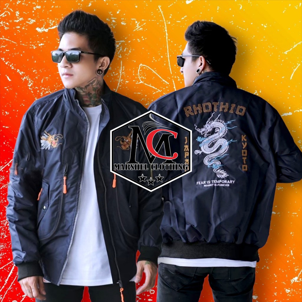 RCL - JAKET BOMBER SUKAJAN/BOMBER JAKET SUKAJAN TERBARU 2021/JAKET SUKAJAN BORDIR PRIA/JAKET