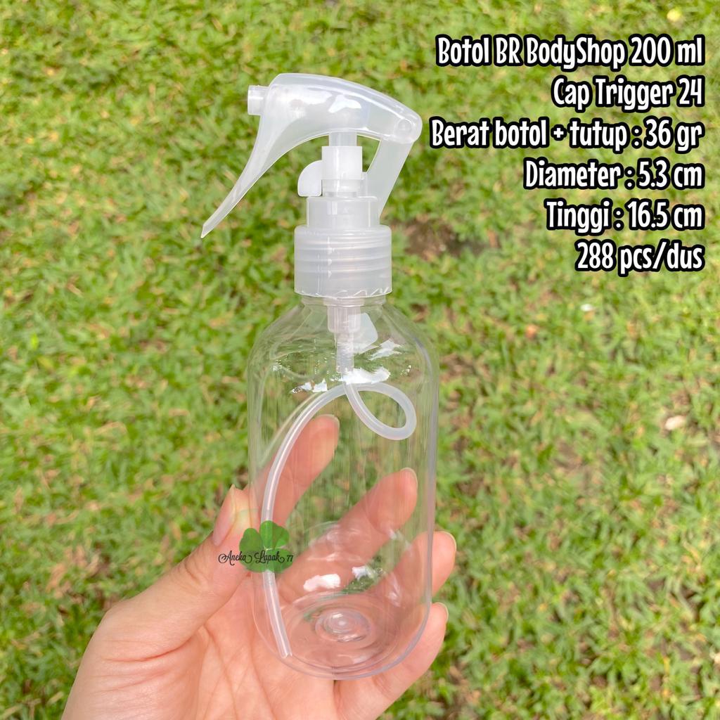 Botol TRIGGER BR Gendut 200 ml botol kemasan kosmetik 200 ml