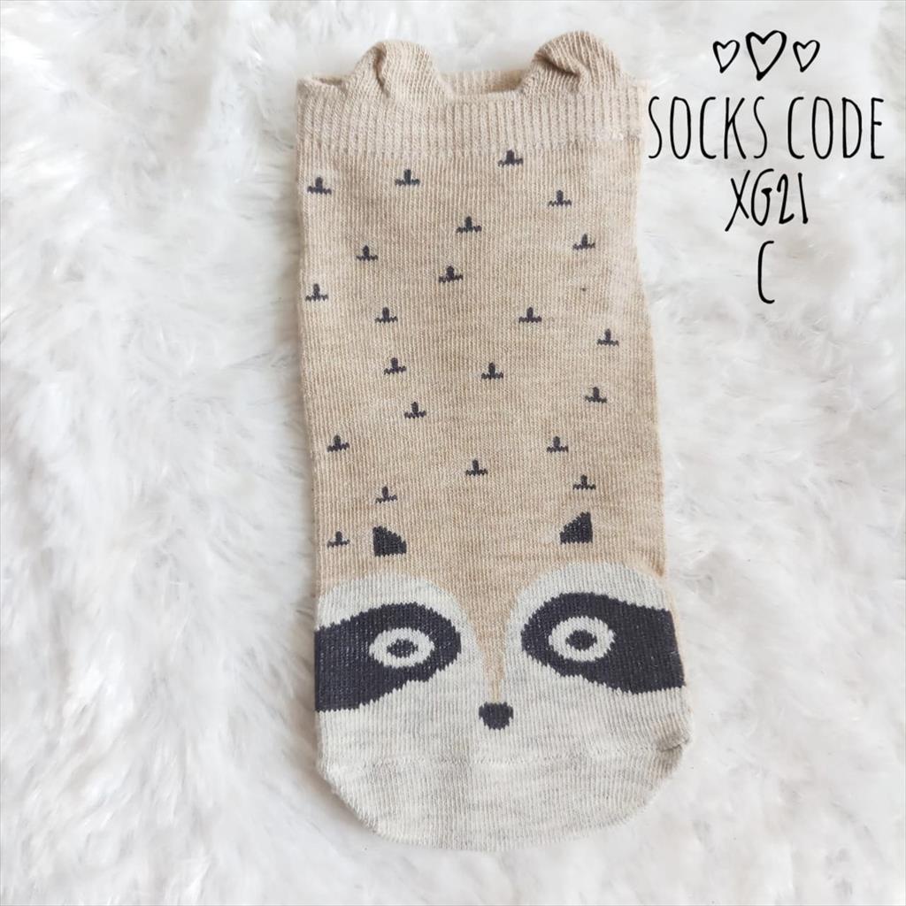 KAOS KAKI REMAJA/DEWASA MOTIF ANIMAL XG21 SOCKS SOCK