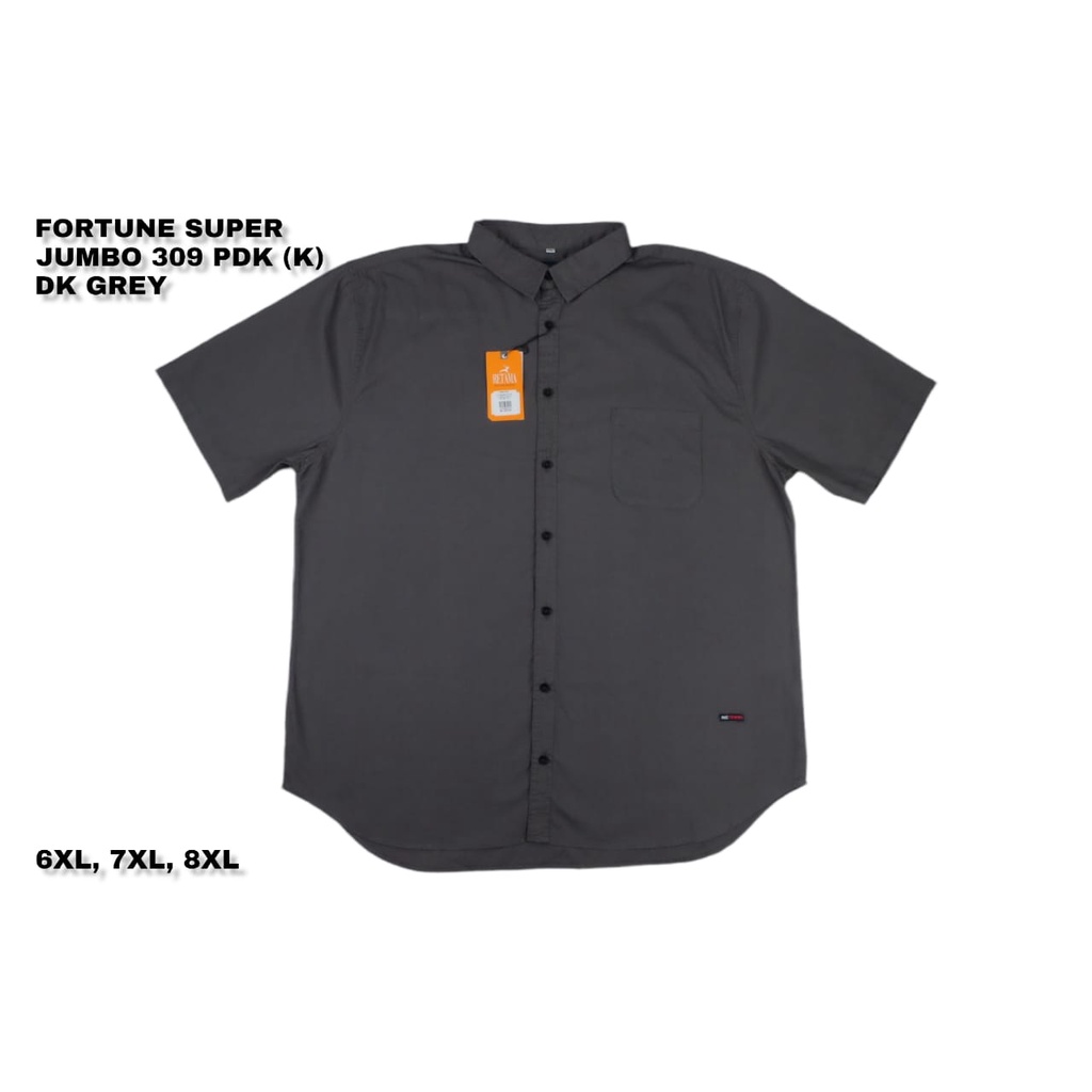 RETAMA KEMEJA FORTUNE SUPER JUMBO 309 LENGAN PENDEK