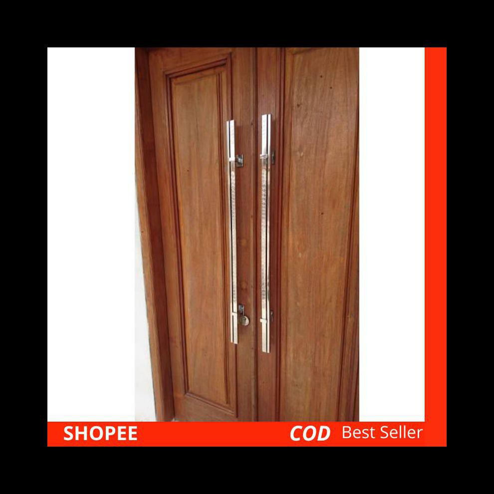 Pull hendel handle pintu rumah gagang tarikan pintu minimalis panjang 45cm twin