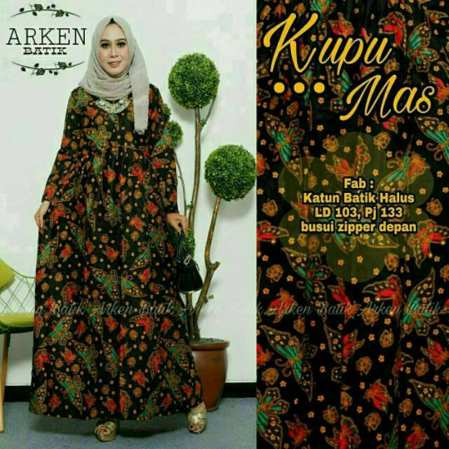 Gamis BATIK kupu produsen termurah