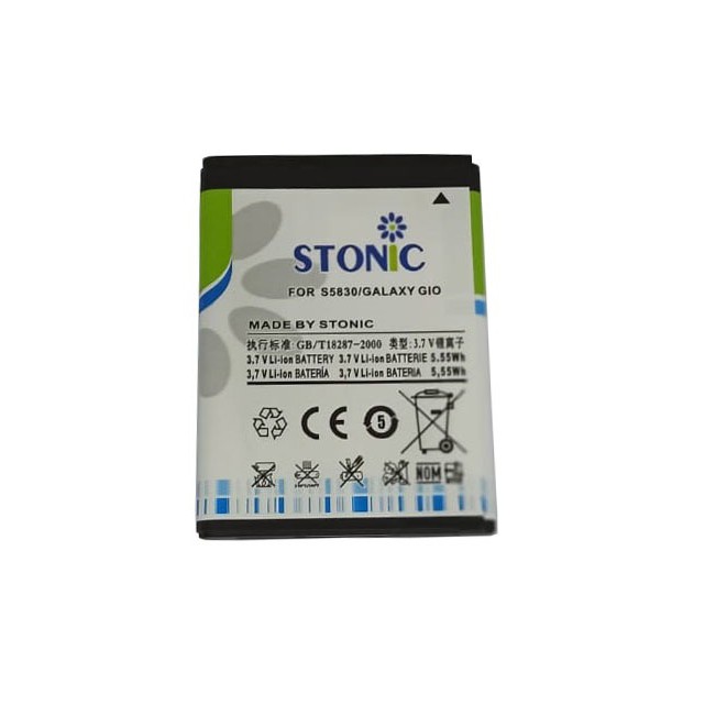 Battery Samsung Ace 1 S5830 S5670 I569 Fame Galaxy Gio Batre Stonic Double power