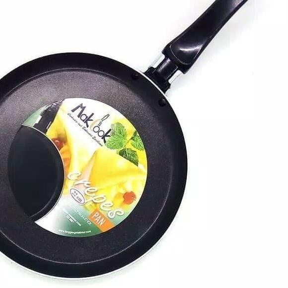 ▲ Makcook Crepes pan 20 Cm / Teplon Crepes pan merk Makcook 20 Cm ☻