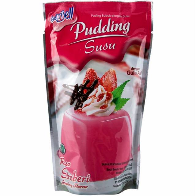 

Puding susu nutrijel aneka rasa