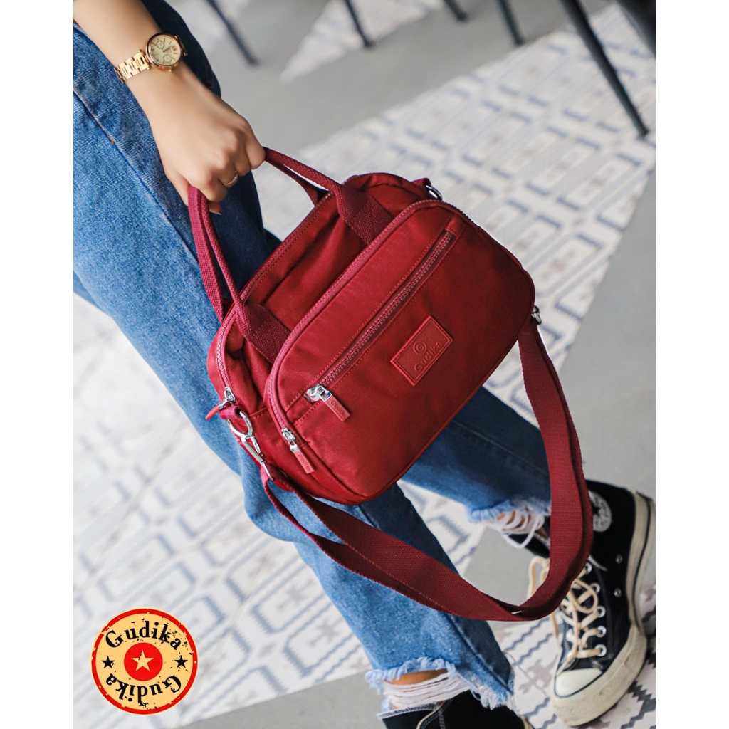 Tas Wanita GUDIKA 5201 - tas selempang wanita import original termurah - tas cewek - tas waterproof - fashion - tas korea - tas kondangan - cod - bayar di tempat - gratis ongkir - travel bag - tas bahu - sling bag - shoulder bag - tas mini - tas bag