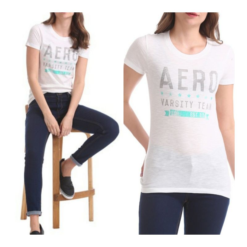 Aeropostale varsity team graphic tee