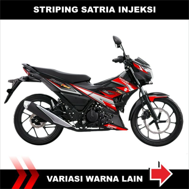Striping Satria Injeksi/Striping Stiker Variasi Satria Fu Injeksi