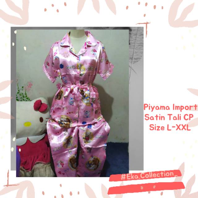 Piyama Import Satin Tali CP