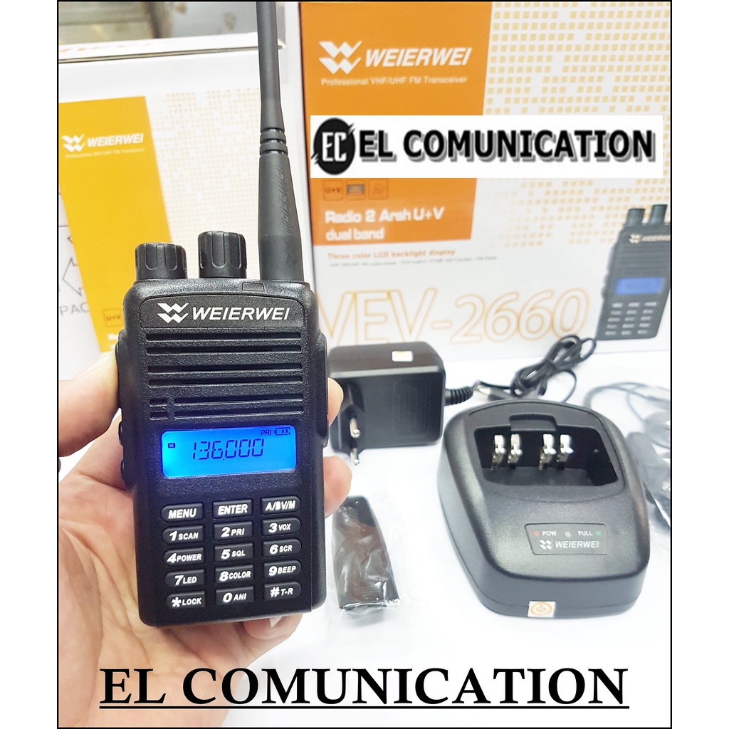 HT WEIRWEI VEV 2660 VEV 3288S DUALBAND - HT WEIRWEI VEV2660 VEV 2660 ORIGINAL