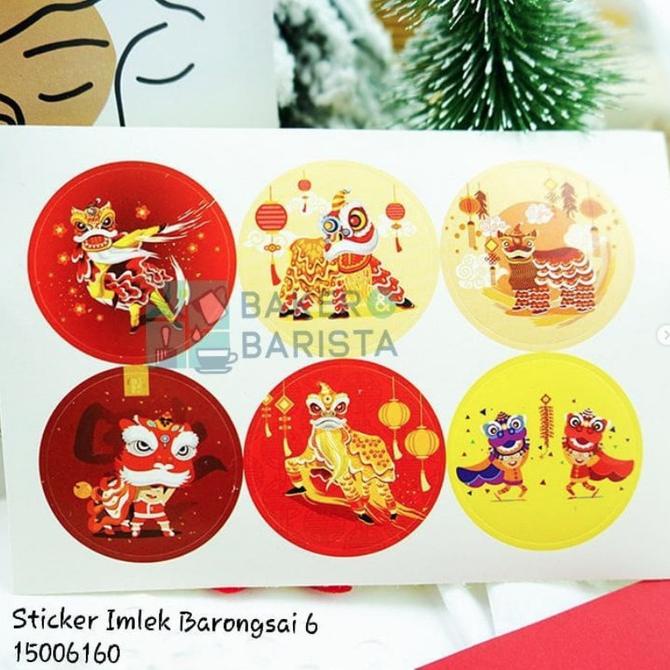 

Sticker Imlek Barongsai 6 Stiker Hiasan Box CNY Stiker Hampers Giftbox bakernbar99 Diminati Banget