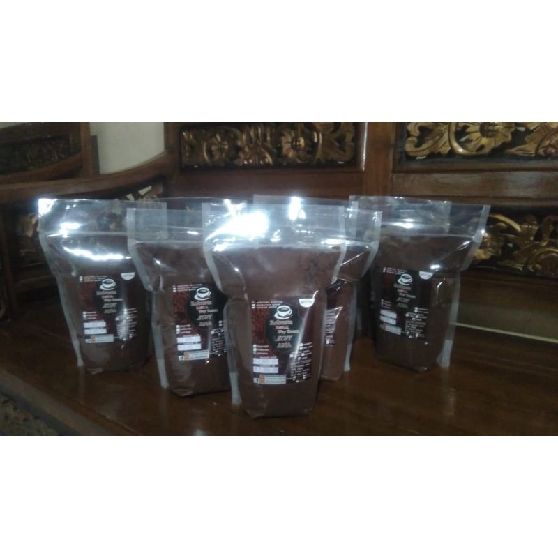 

kopi robusta dan gula aren asli