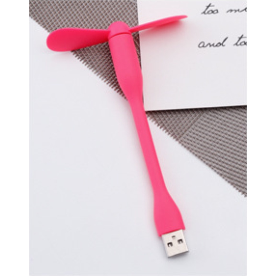 Moi Portable Humidifier Diffuser USB Mini Air Purifier Aromatherapy Essential Oil Difuser-Kipas-Pink