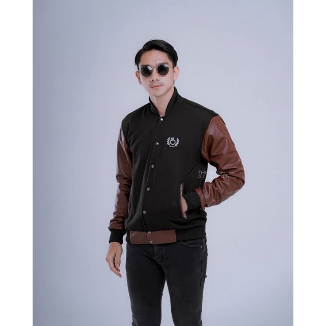 JAKET PRIA SEMI KULIT ORIGINAL/JAKET MOTOR/JAKET HARIAN