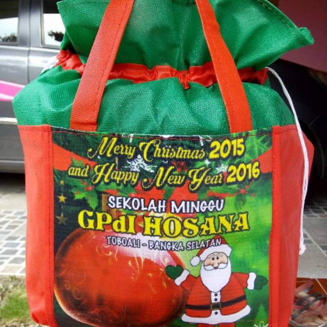 Tas serut natal tas gereja tas custom