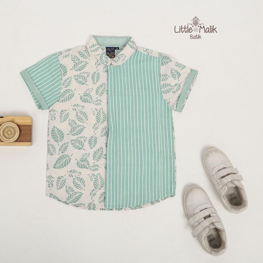 Kemeja Batik Anak Lengan Pendek By Little Malik Batik, Garutan