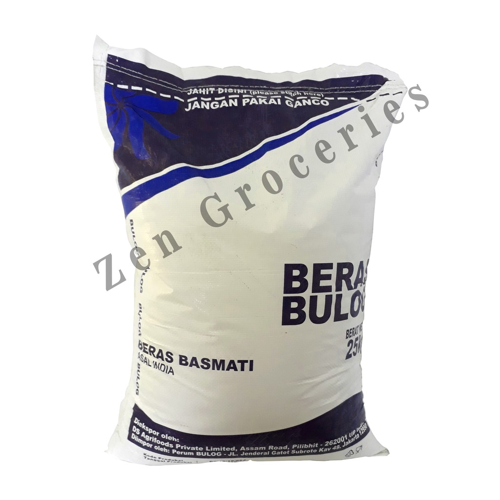 Jual Beras Basmati Bulog 1 Kg Beras Bulog Kiloan Beras India