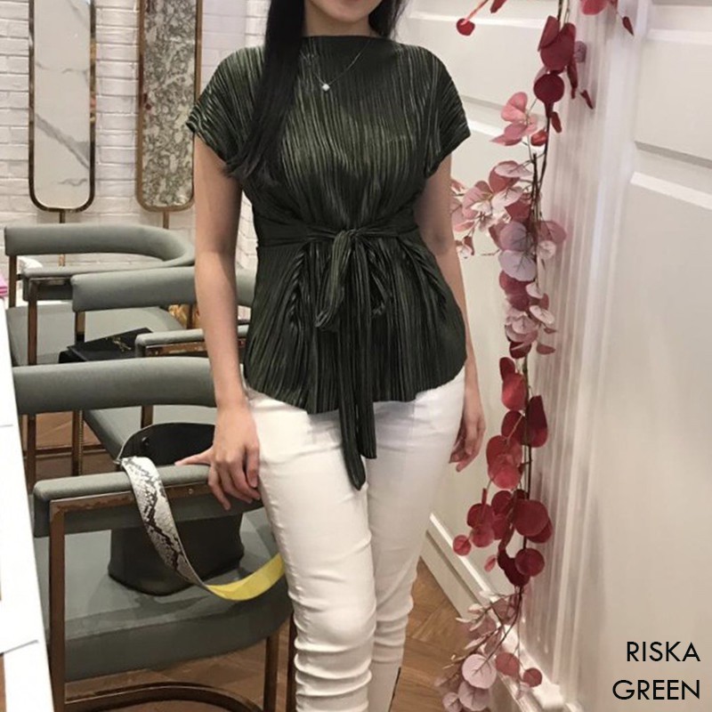 RISKA TOP - Atasan Wanita Blouse Wanita