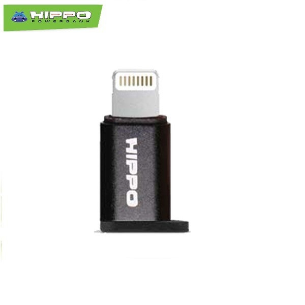 Hippo Original Adapter Converter OTG MICRO USB FEMALE TO LIGHTNING MALE Iphone Zinc Alloy Adaptor Ori